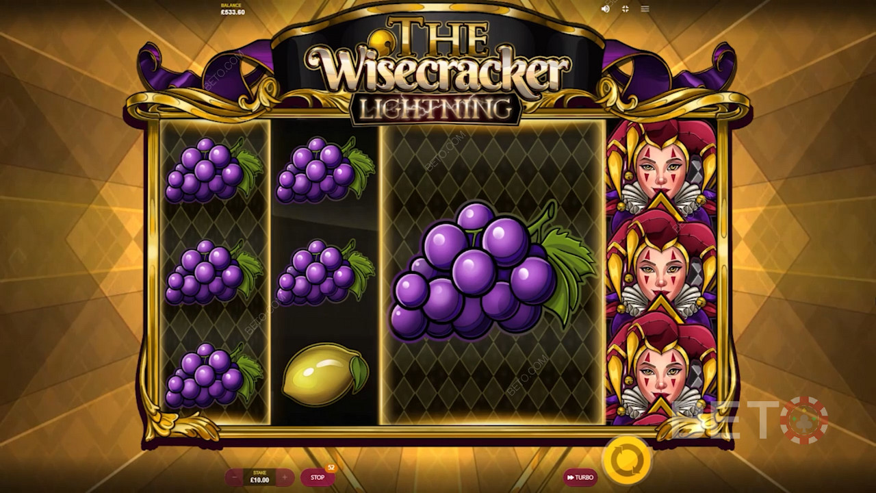 العنب العصير على بكرات The Wisecracker Lightning