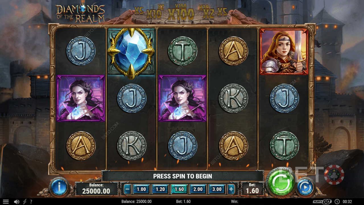 Diamonds of the Realm اللعب المجاني