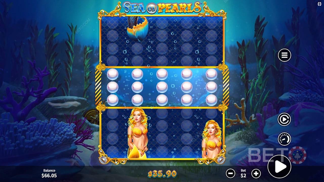 املأ منطقة الأكشن باللآلئ وشغّل ميزة العبها على طريقتك في Sea of Pearls