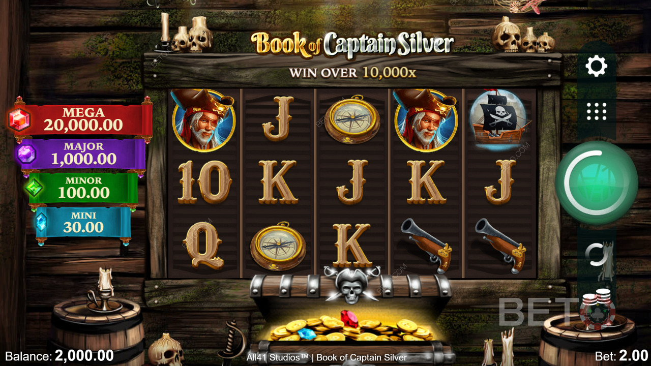 استكشاف البحار الخطرة في Book of Captain Silver