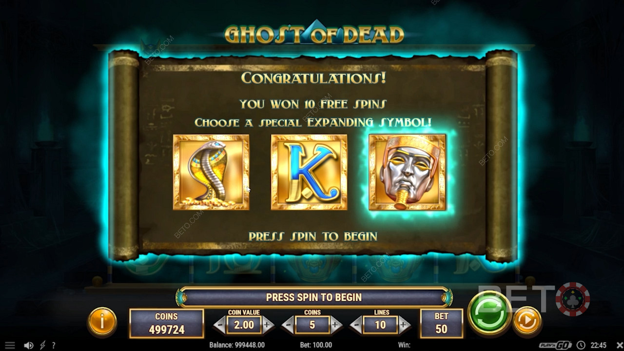 تحديد رمز التوسيع في تدور جولة Ghost of Dead المجانية