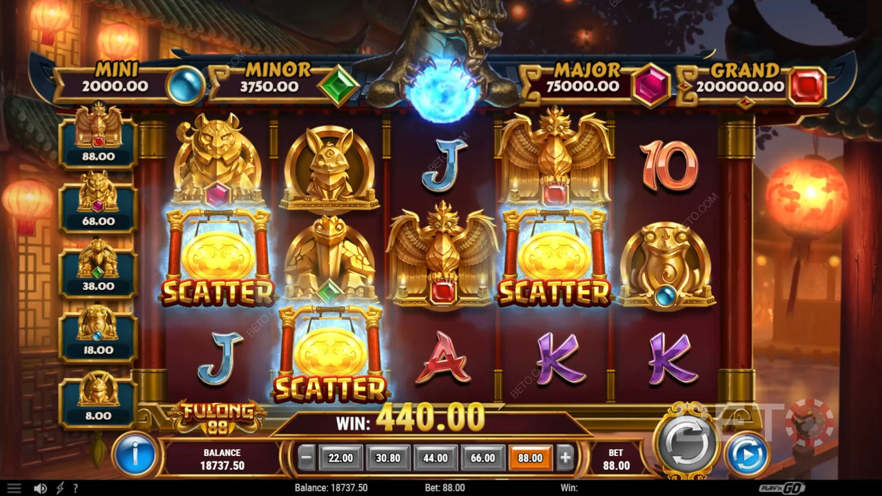 مراجعة Fulong 88 من قِبل BETO Slots