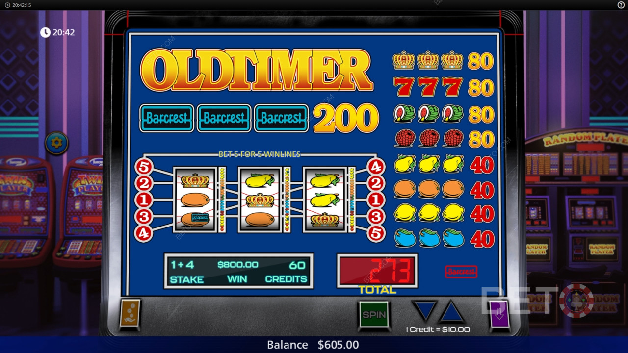 مراجعة Oldtimer بواسطة BETO Slots