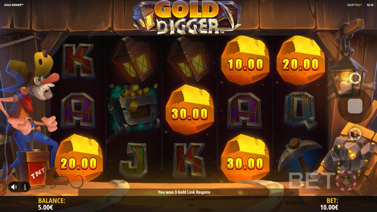 إمكانية ربح عالية من Gold Digger