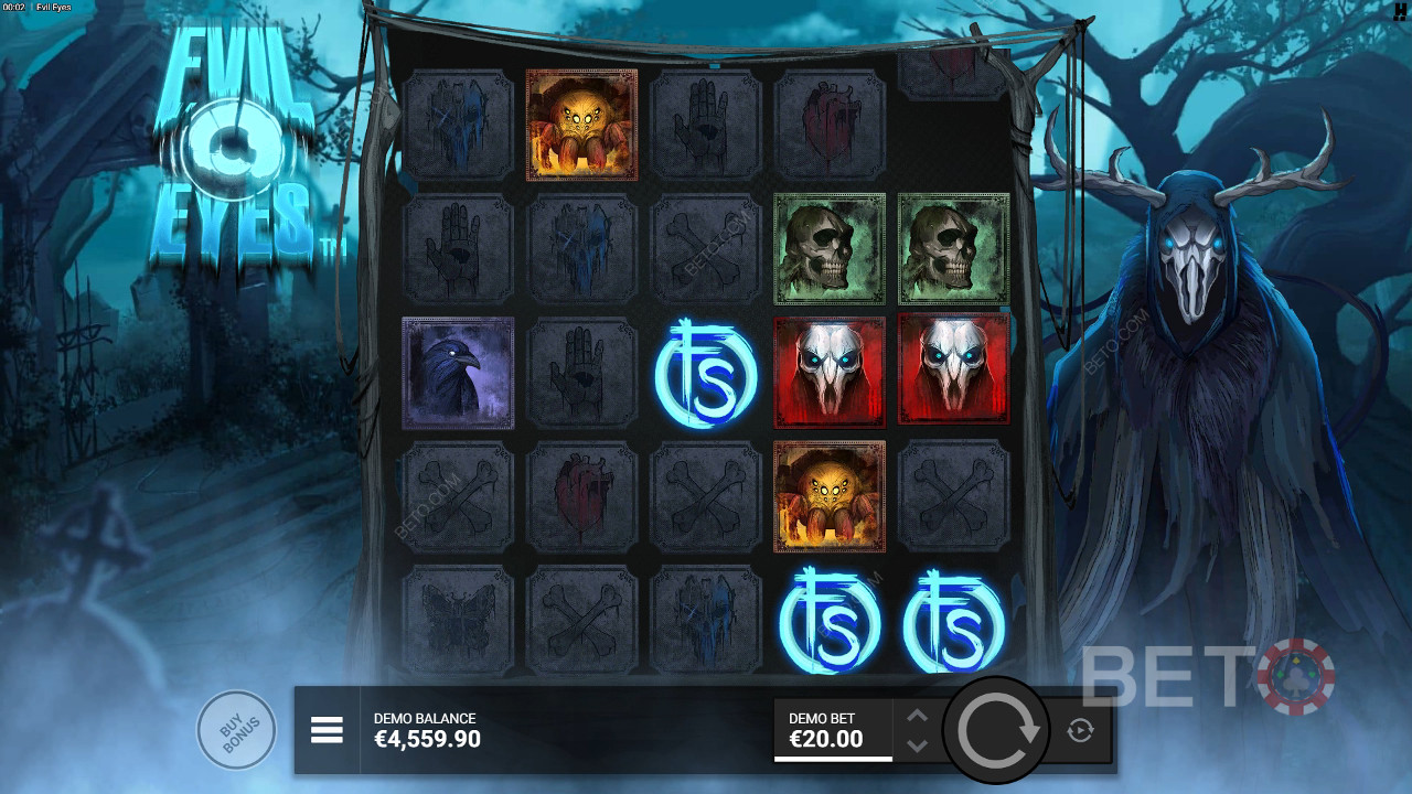 مراجعة Evil Eyes من BETO Slots