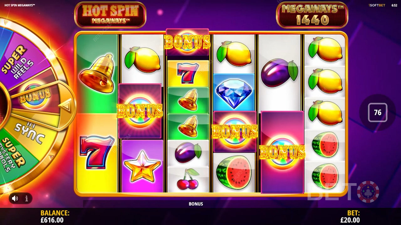 صور مشرقة ومذهلة لـ Hot Spin Megaways