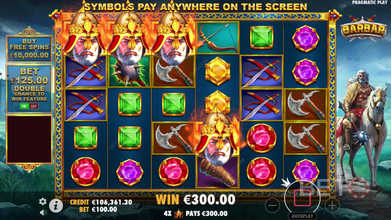 مراجعة Barbar من BETO Slots