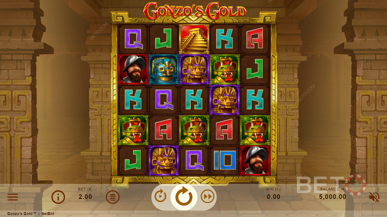 استمتع بالرموز الجميلة وموضوع الإنكا في فتحة Gonzo