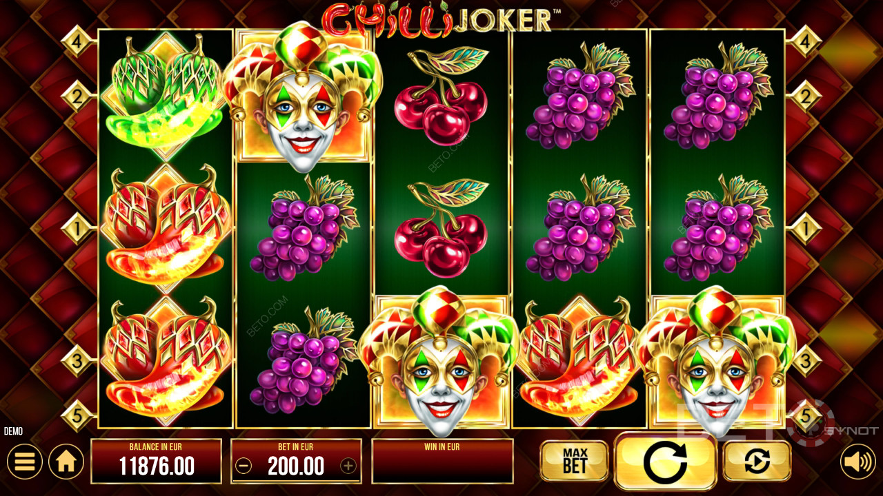 مراجعة جوكر الفلفل الحار من BETO Slots