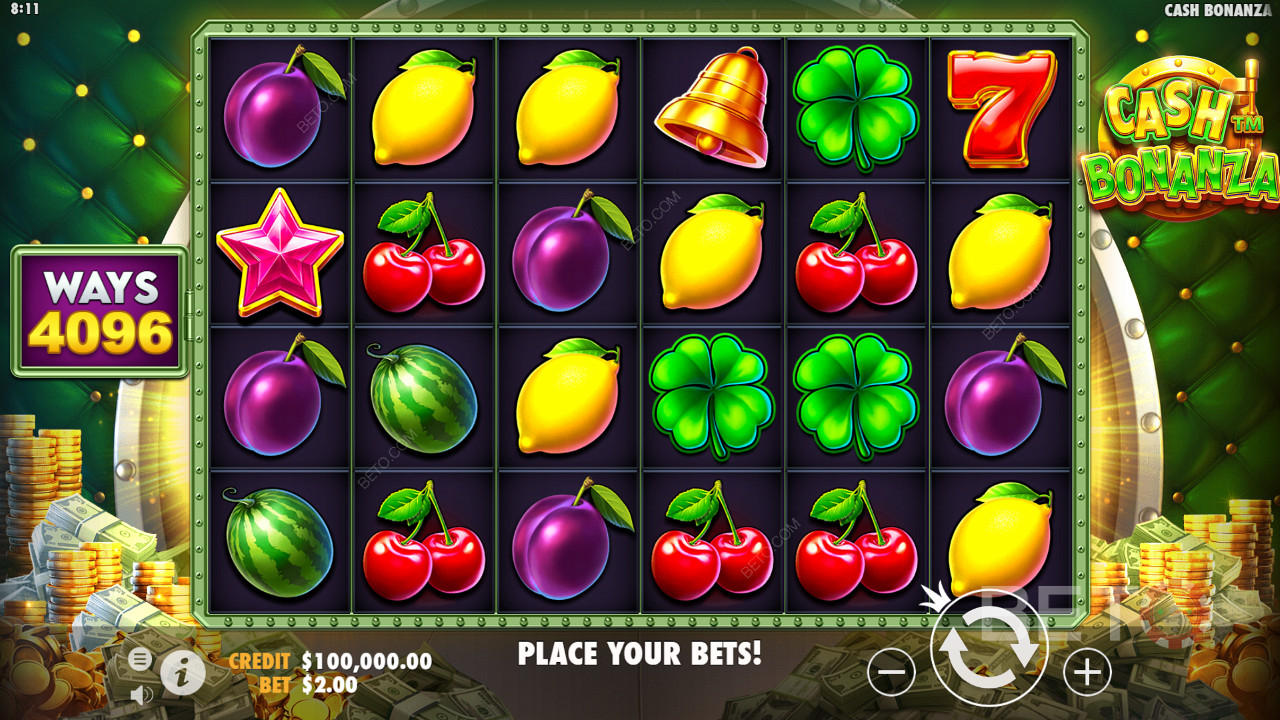 شبكة Cash Bonanza تغير حجمها