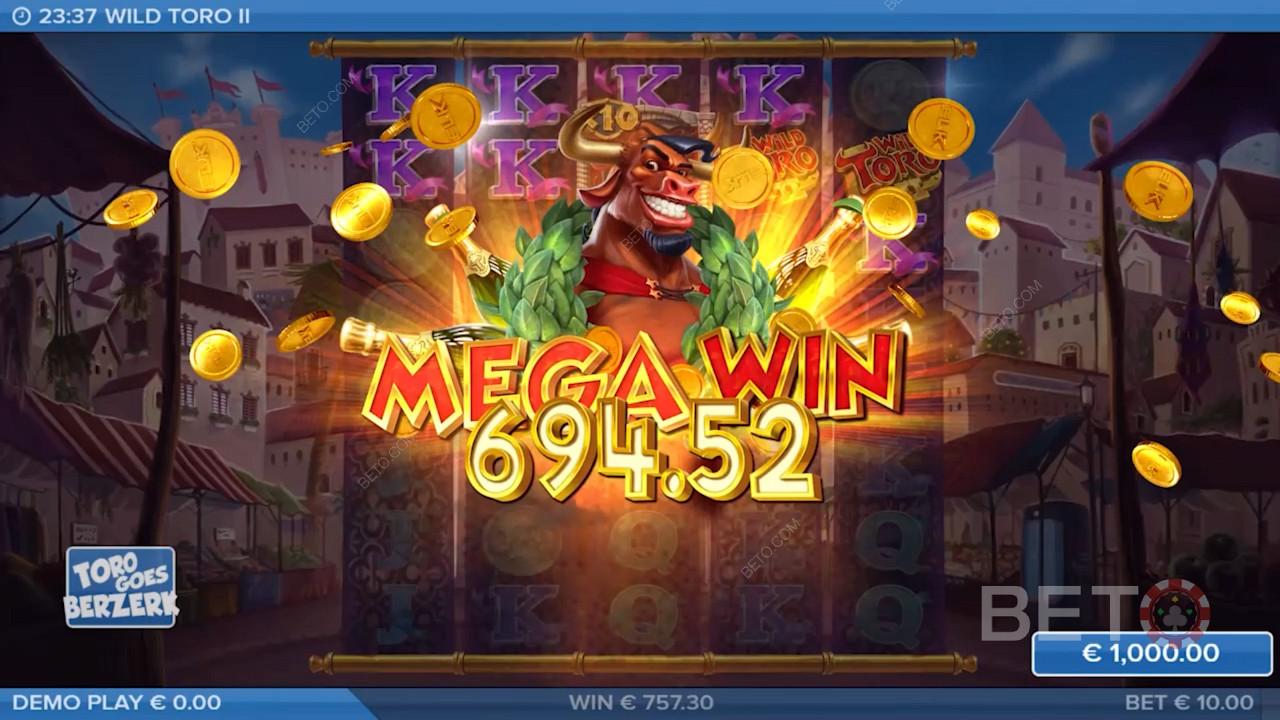 العب Wild Toro 2 Slot واستمتع بـ Mega Wins حتى في الفتحة الأساسية