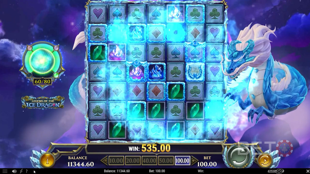 املأ شاحن Ice Crystal وشغل ميزات Ice Crystal