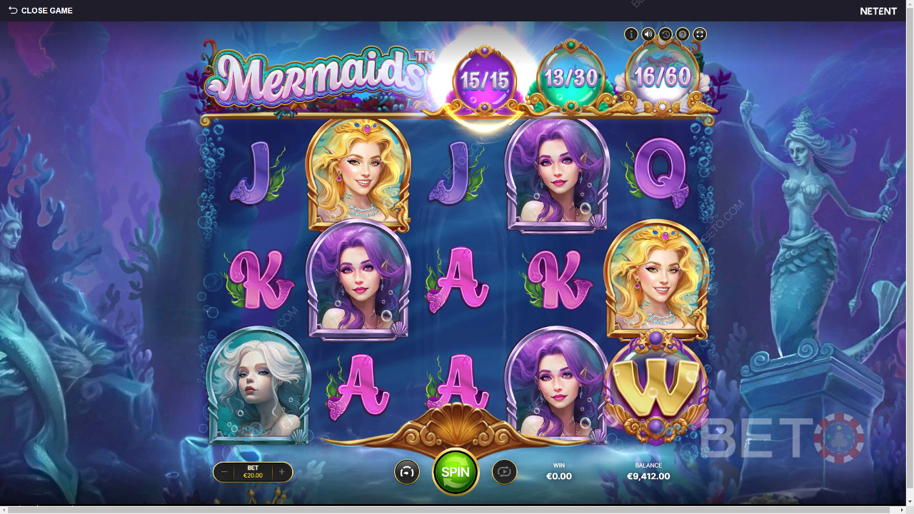 مراجعة حوريات البحر من BETO Slots