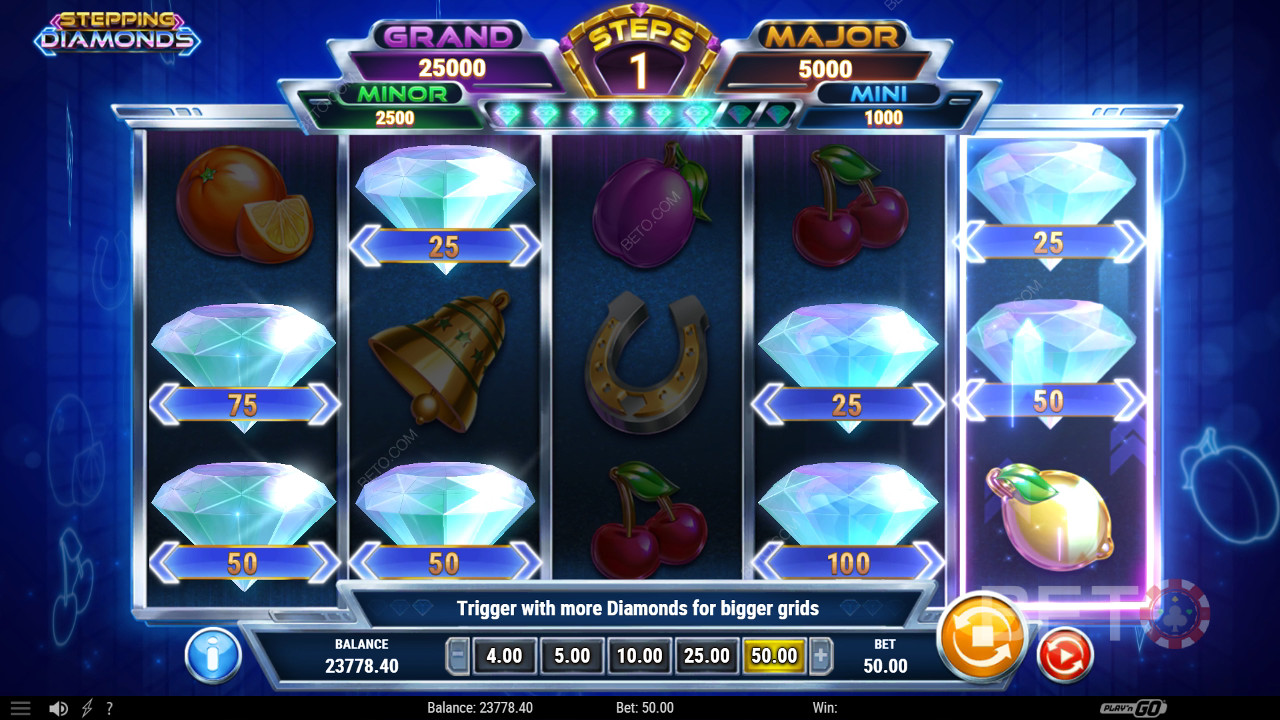 مراجعة الماس المتدرج من قِبل BETO Slots