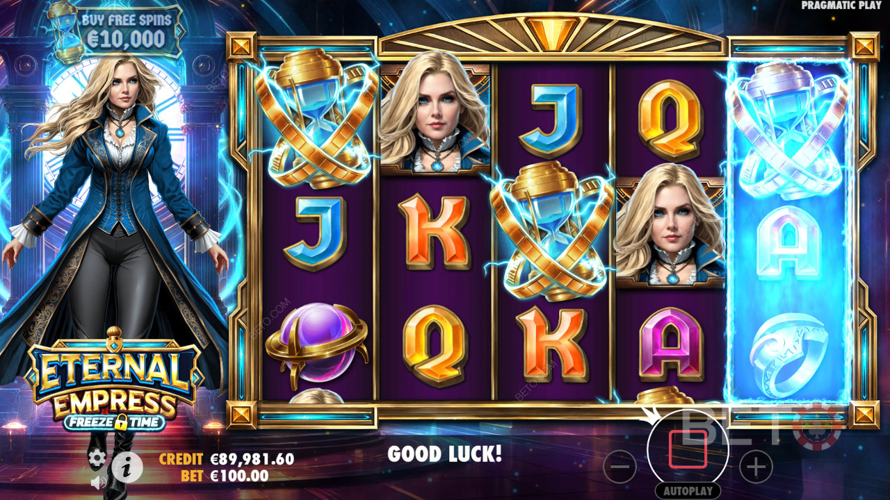 مراجعة Eternal Empress - Freeze Time بواسطة BETO Slots