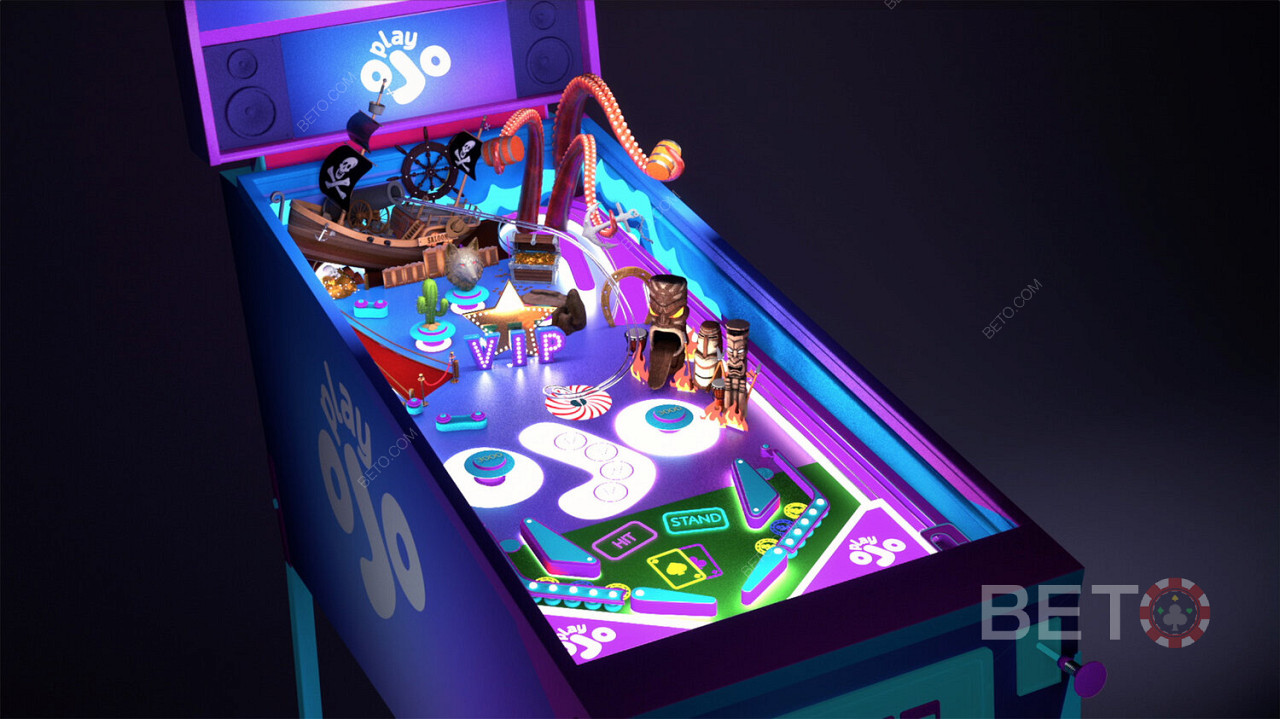 لعبة Mega Spins و Arabian Nights على Playojo.