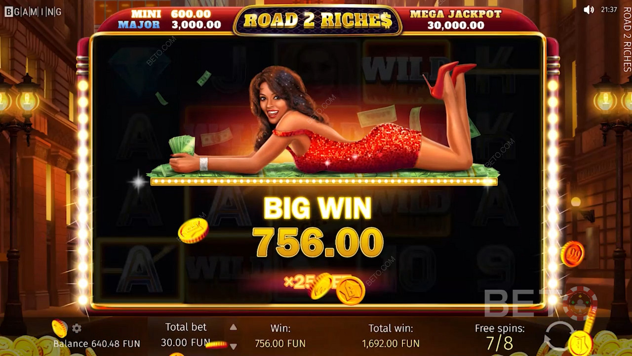 إمكانية الفوز الرائعة لـ Road 2 Riches