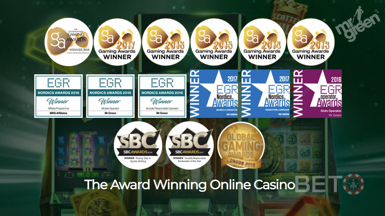 حازت Green Gaming على العديد من الجوائز الرائعة