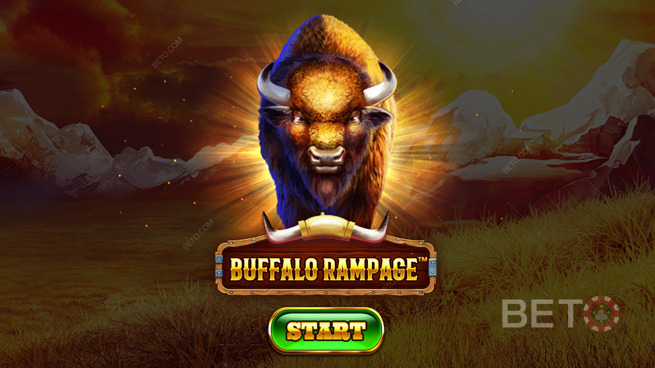تجول في البرية الشاسعة بين الوحوش الأنيقة في فتحة Buffalo Rampage