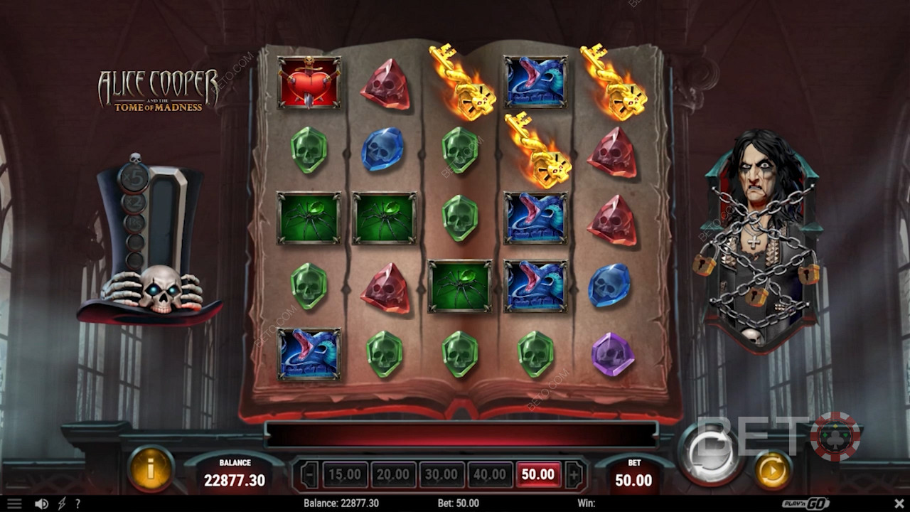 اجمع 3 مفاتيح لفتح Alice Cooper Mega Wild