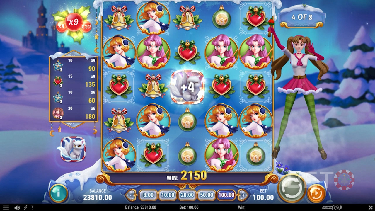 إمكانات الفوز العالية في Moon Princess Christmas Kingdom