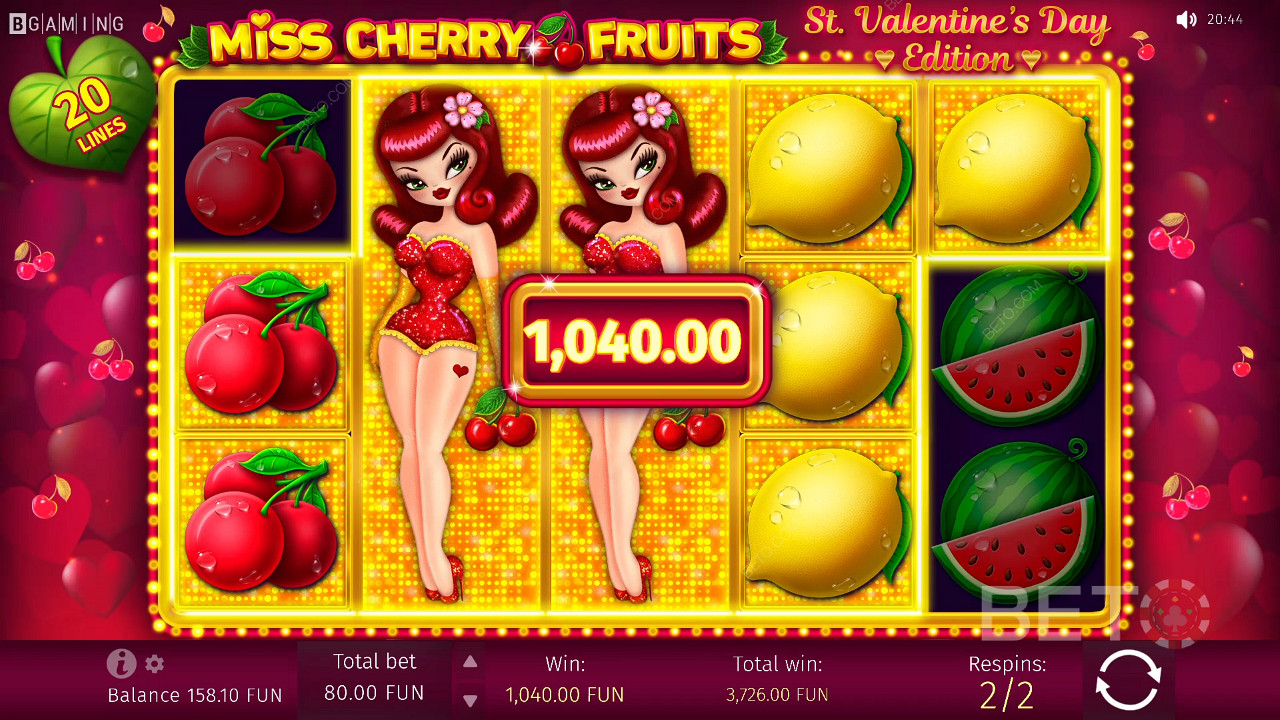 Miss Cherry Fruits اللعب المجاني
