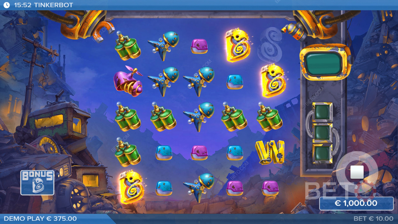 مراجعة Tinkerbot بواسطة BETO Slots