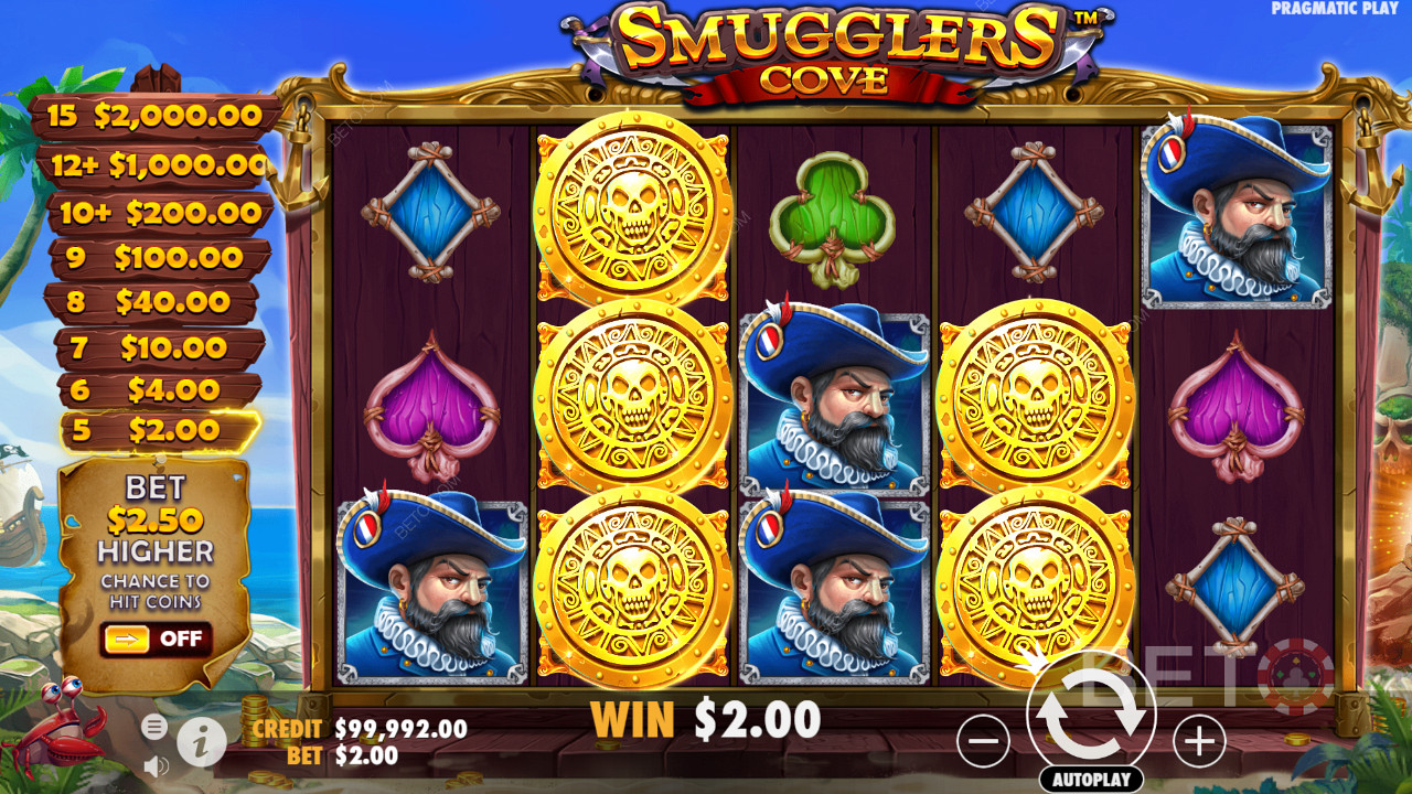 عملات ذهبية مميزة في Smugglers Cove