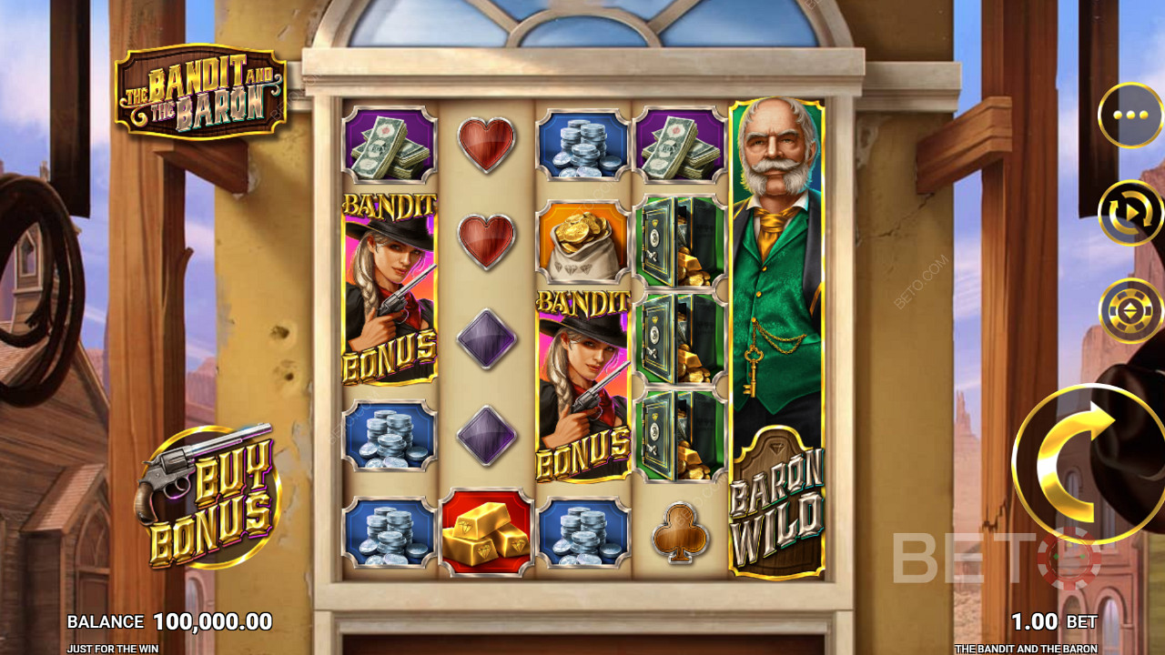استعد للركض في المدن الغربية من The Bandit وفتحة Baron
