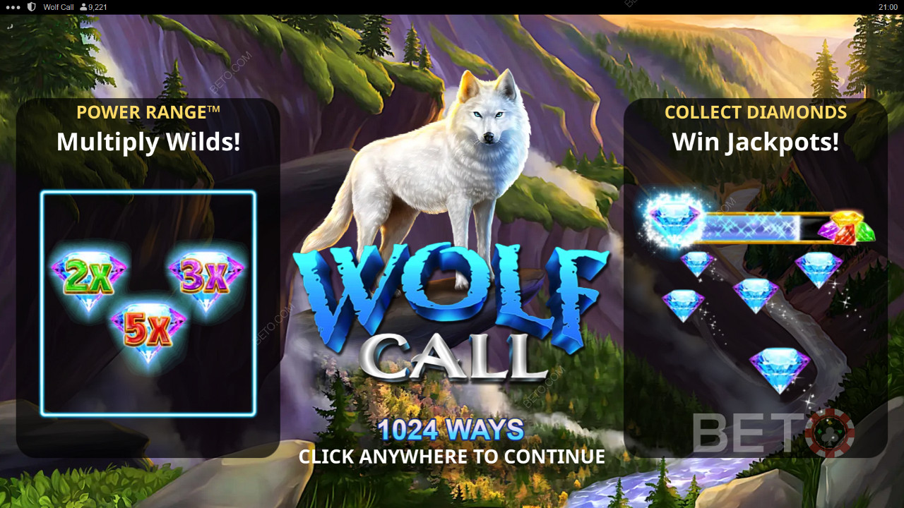 قائد المجموعة يرحب بك في Wolf Call