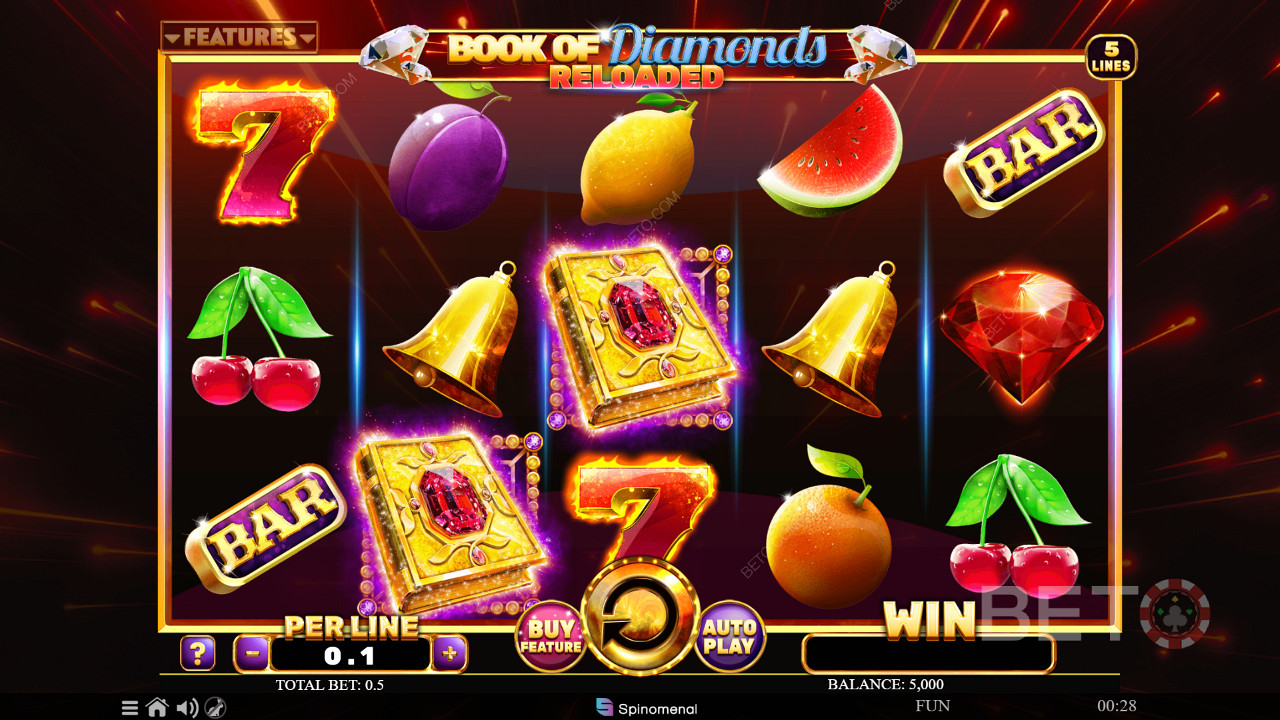Book Of Diamonds Reloaded اللعب المجاني