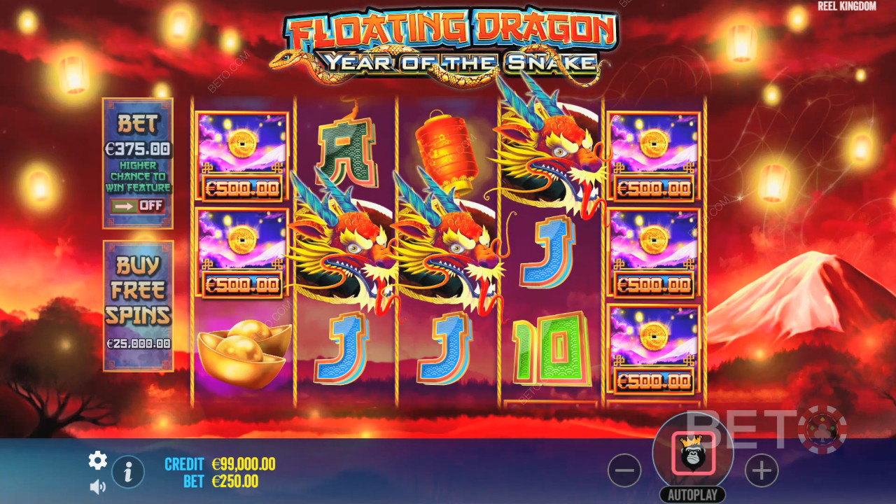 Floating Dragon مراجعة عام الأفعى من قِبل BETO Slots