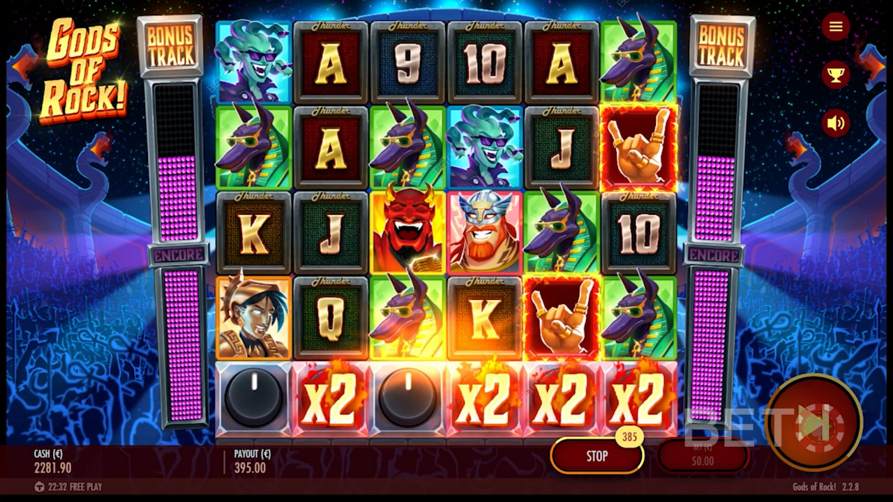 املأ مقياس المكافأة وقم بتشغيل Wild Encore and Bonus Game