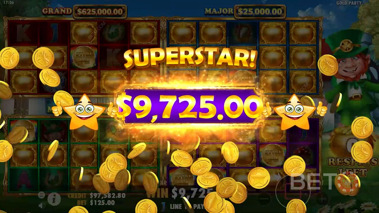 افتح وضع Money Respins عن طريق هبوط 6 أو أكثر من الأموال المبعثرة