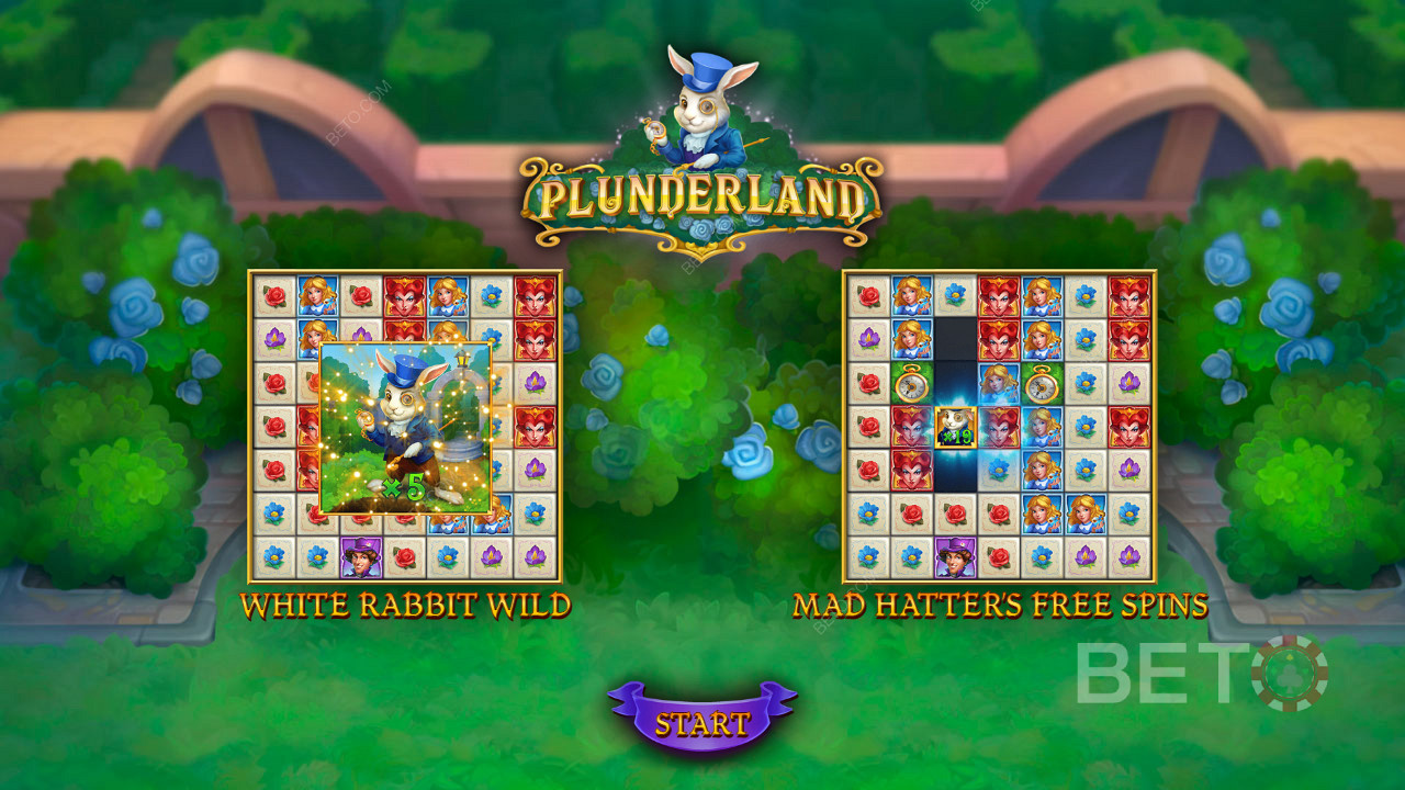 استمتع بتوسيع Wilds مع مضاعف الفوز التقدمي في فتحة Plunderland