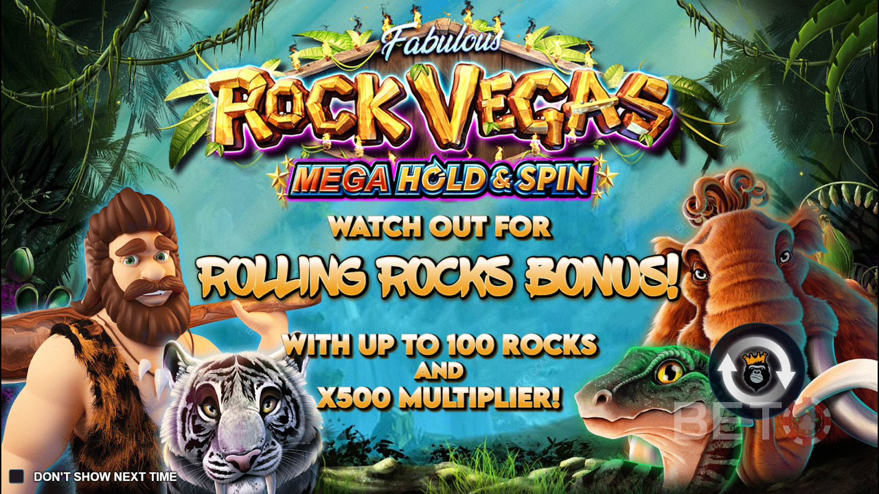 استمتع بميزة Hold and Win في فتحة Rock Vegas