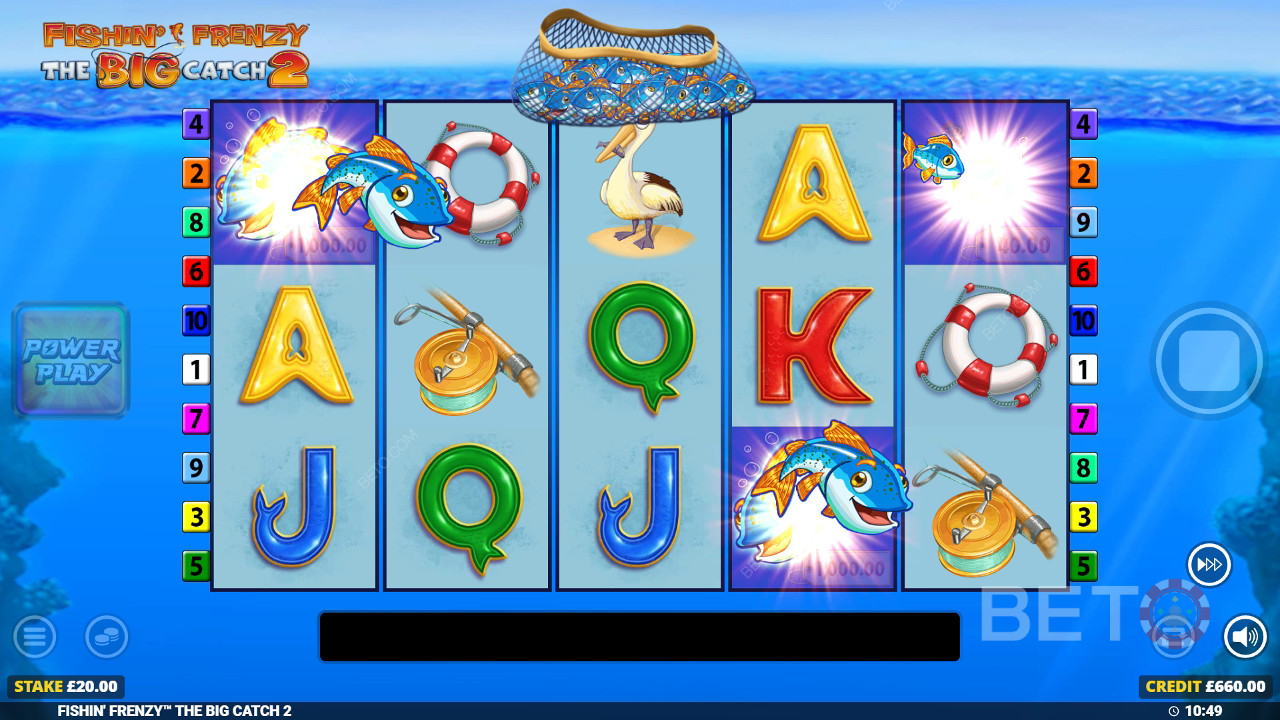 اربح 5,000 ضعف رهانك في لعبة سلوت The Big Catch 2 Slot على الإنترنت!