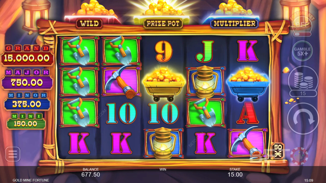 مراجعة ثروة منجم الذهب من BETO Slots