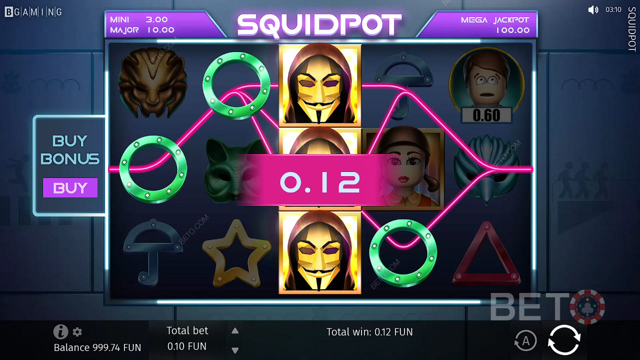 ضع 3 رموز مبعثرة أو أكثر لفتح مكافآت Free Spin المثيرة