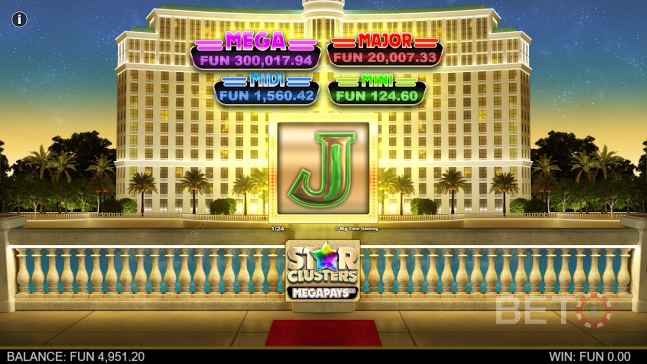 استمتع بـ Jackpots في إصدار Megapays من Star Clusters