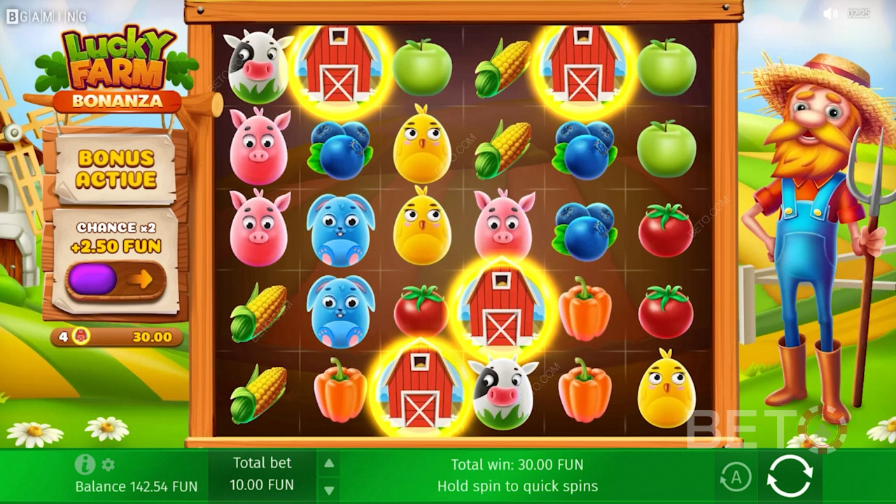 Lucky Farm Bonanza اللعب المجاني