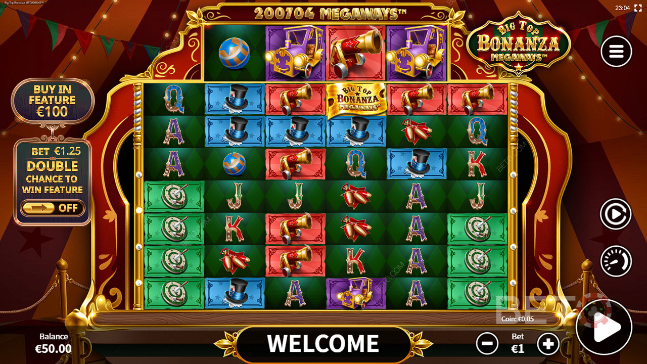 Big Top Bonanza Megaways اللعب المجاني