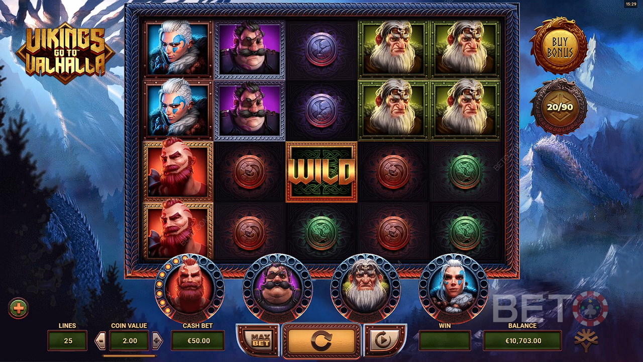 عادت عدادات الغضب في فتحة Vikings Go To Valhalla مع موضوع Vikings