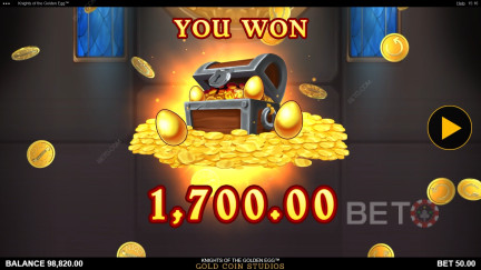 Knights of the Golden Egg ماكينة القمار - لعب مجاني ومراجعات (2025)