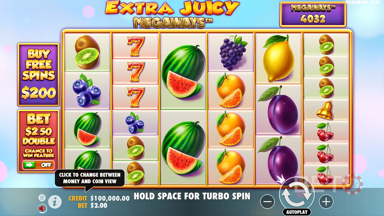 Extra Juicy Megaways اللعب المجاني