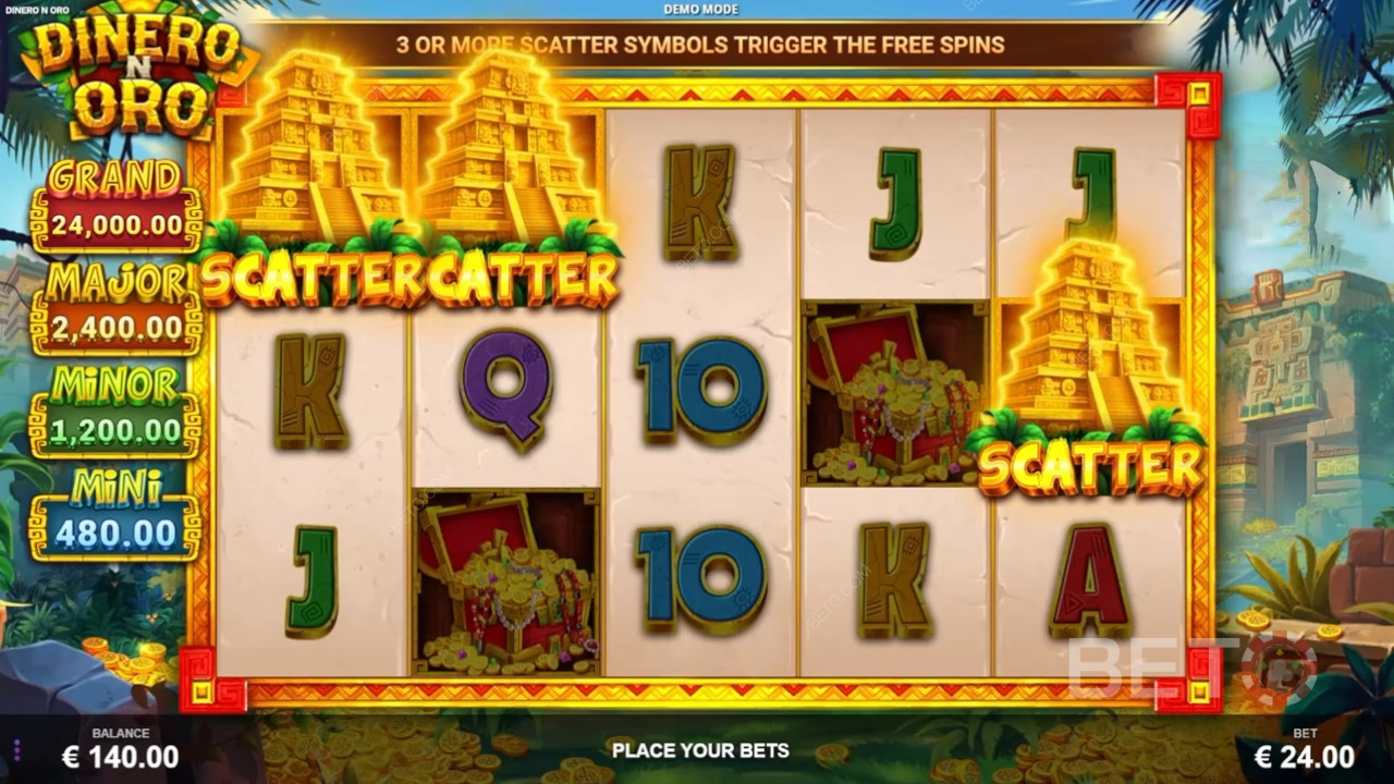 مراجعة Dinero N Oro من BETO Slots
