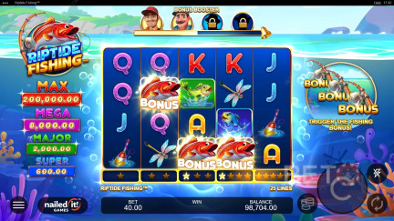 Riptide Fishing ماكينة القمار - لعب مجاني ومراجعات (2025)
