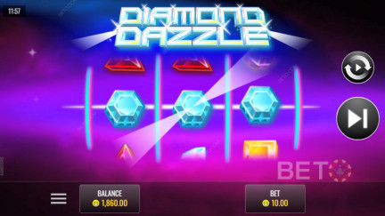 Diamond Dazzle ماكينة القمار - لعب مجاني ومراجعات (2025)