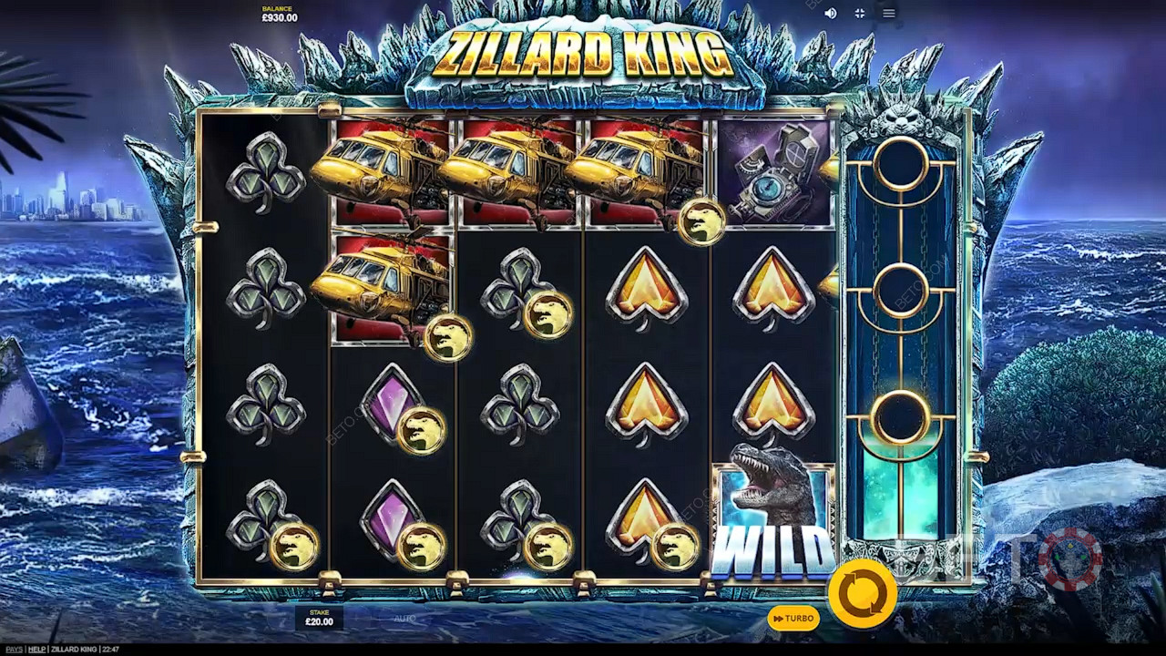 كل عملة ذهبية تجمعها ستقربك من ربح كبير في لعبة Zillard King