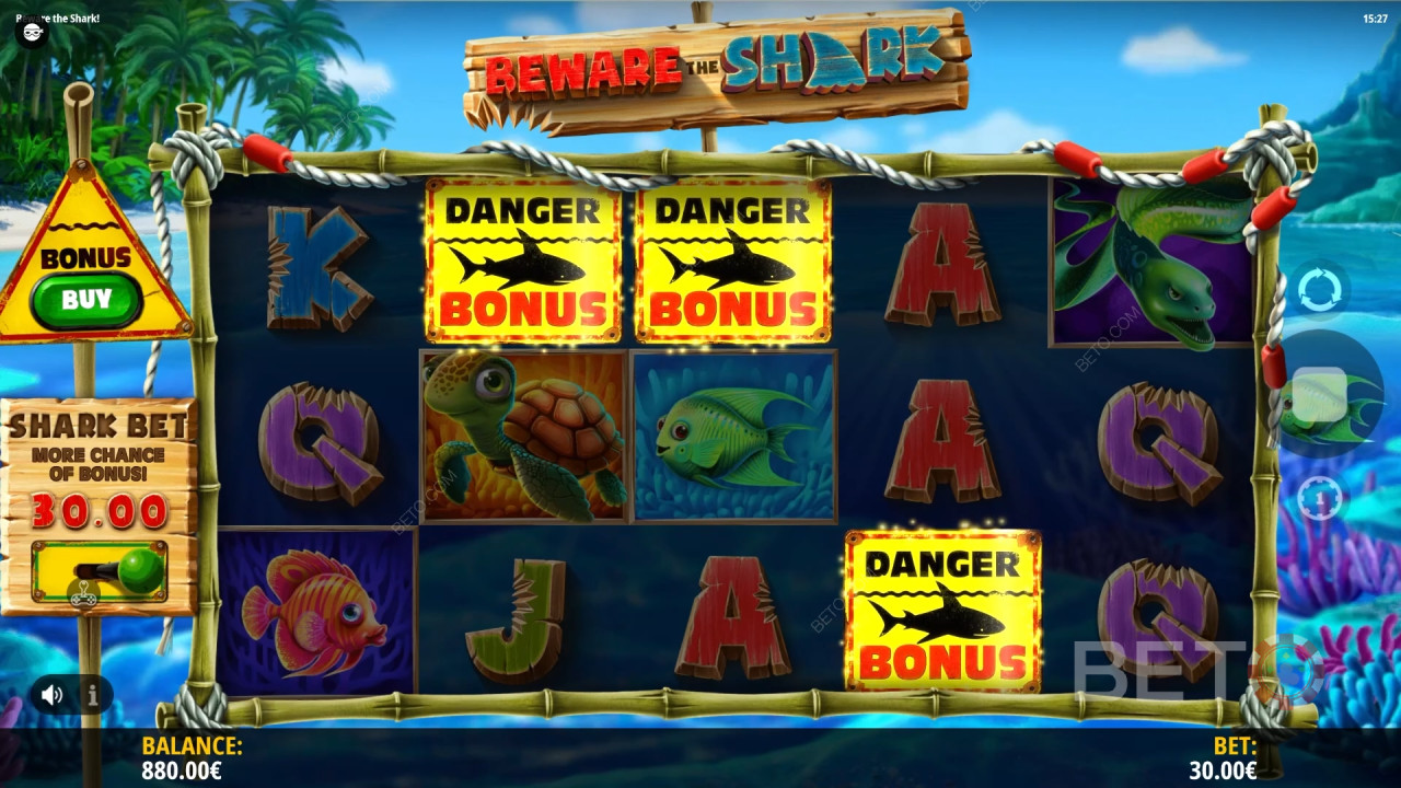 مراجعة Beware the Shark Review من BETO Slots
